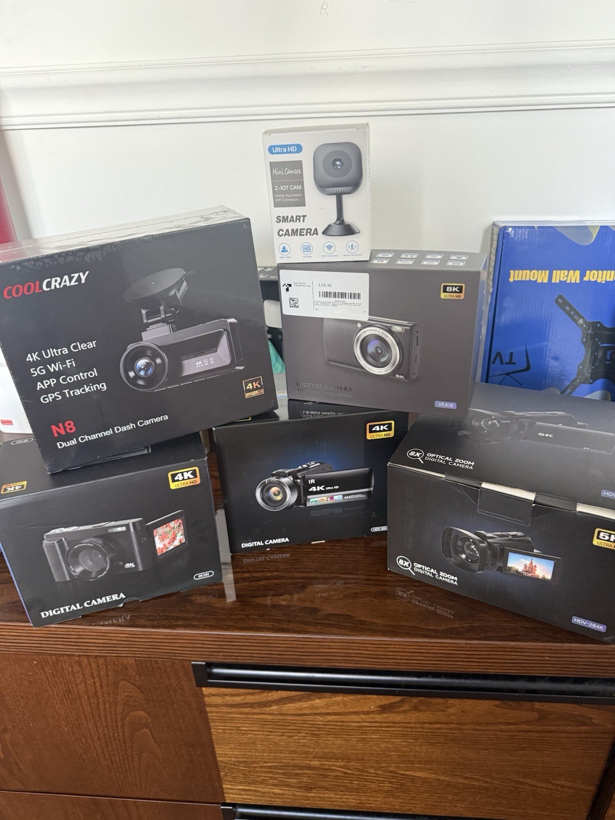 COOLCRAZY Digital, Dash, and Smart Cameras Lot N8 VE418