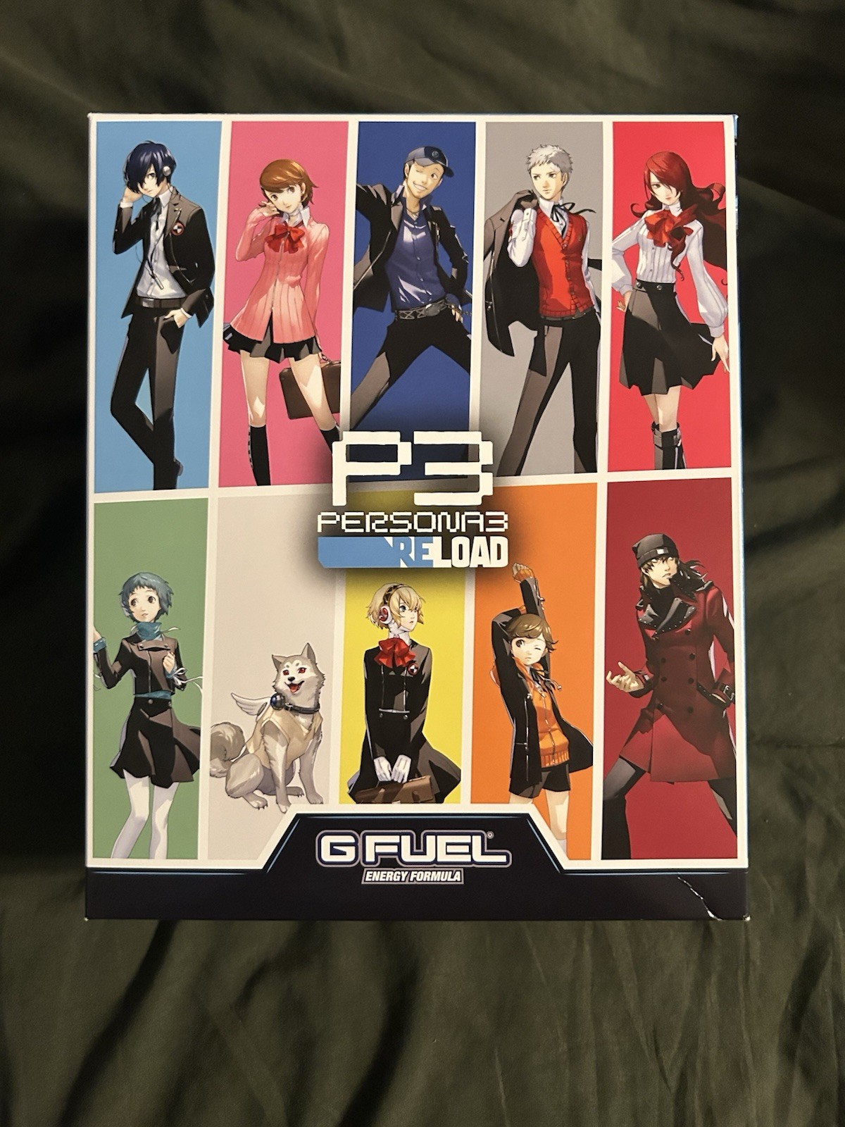 Gfuel Persona 3 Reloaded Collector's Box Shaker + Tub G FUEL