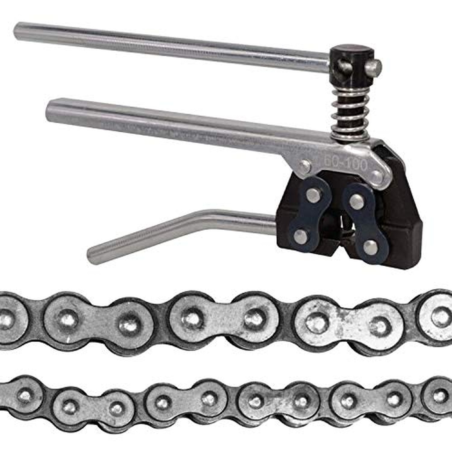 #60-100 Roller Chain Breaker Splitter Detacher Cutter Tool for 60 80 100 12B ...