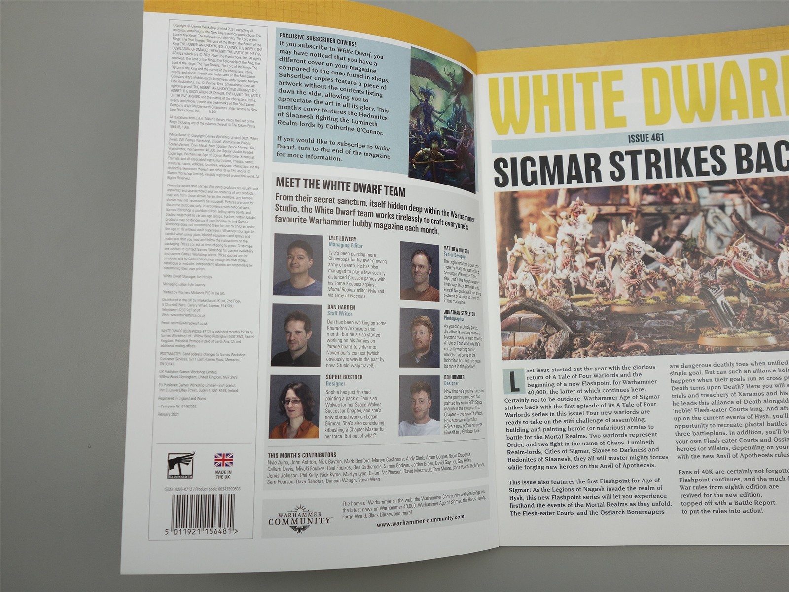 White Dwarf: #461 February 2021 (Games Workshop)