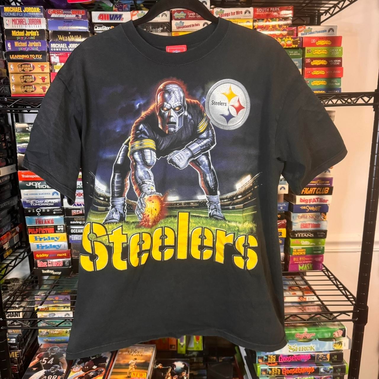 Pittsburgh Steelers shirt black reprint unisex shirt AN57803