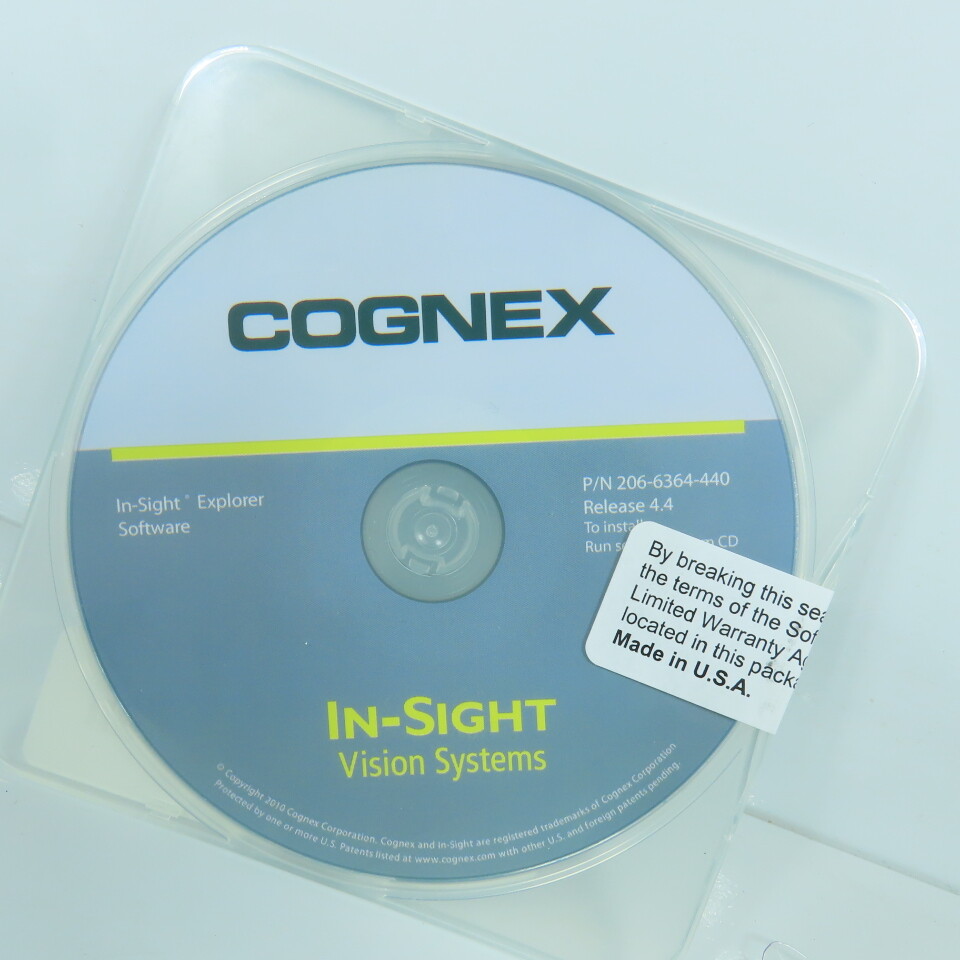 Cognex 206-6364-440 In-Sight Vision Systems Explorer Software Release 4.4 SEALED