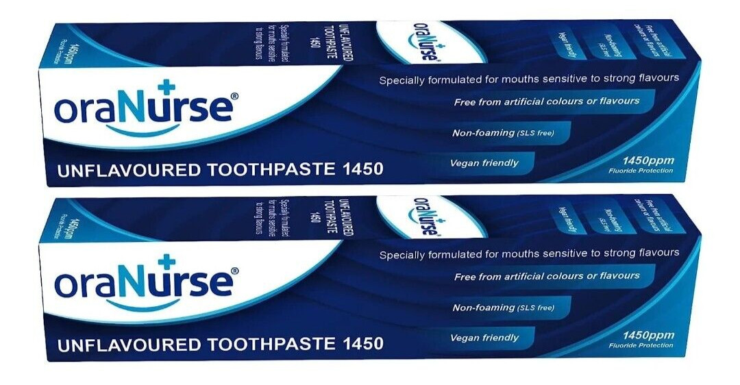 ORANURSE UNFLAVOURED TOOTHPASTE 50ML (Pack of 2)