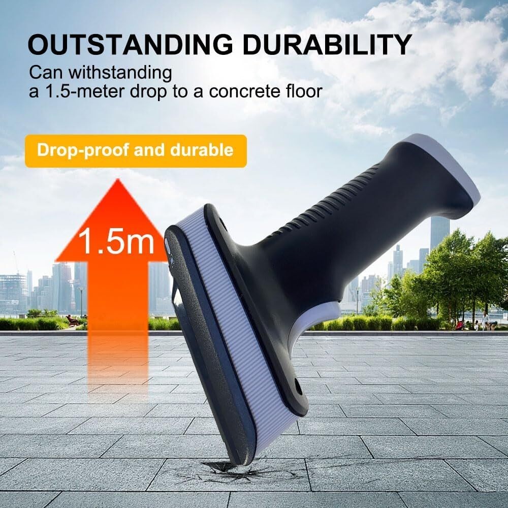 SR290 UHF RFID Reader Bluetooth 2.4G 1D/2D Barcode Scanner Handheld Terminal