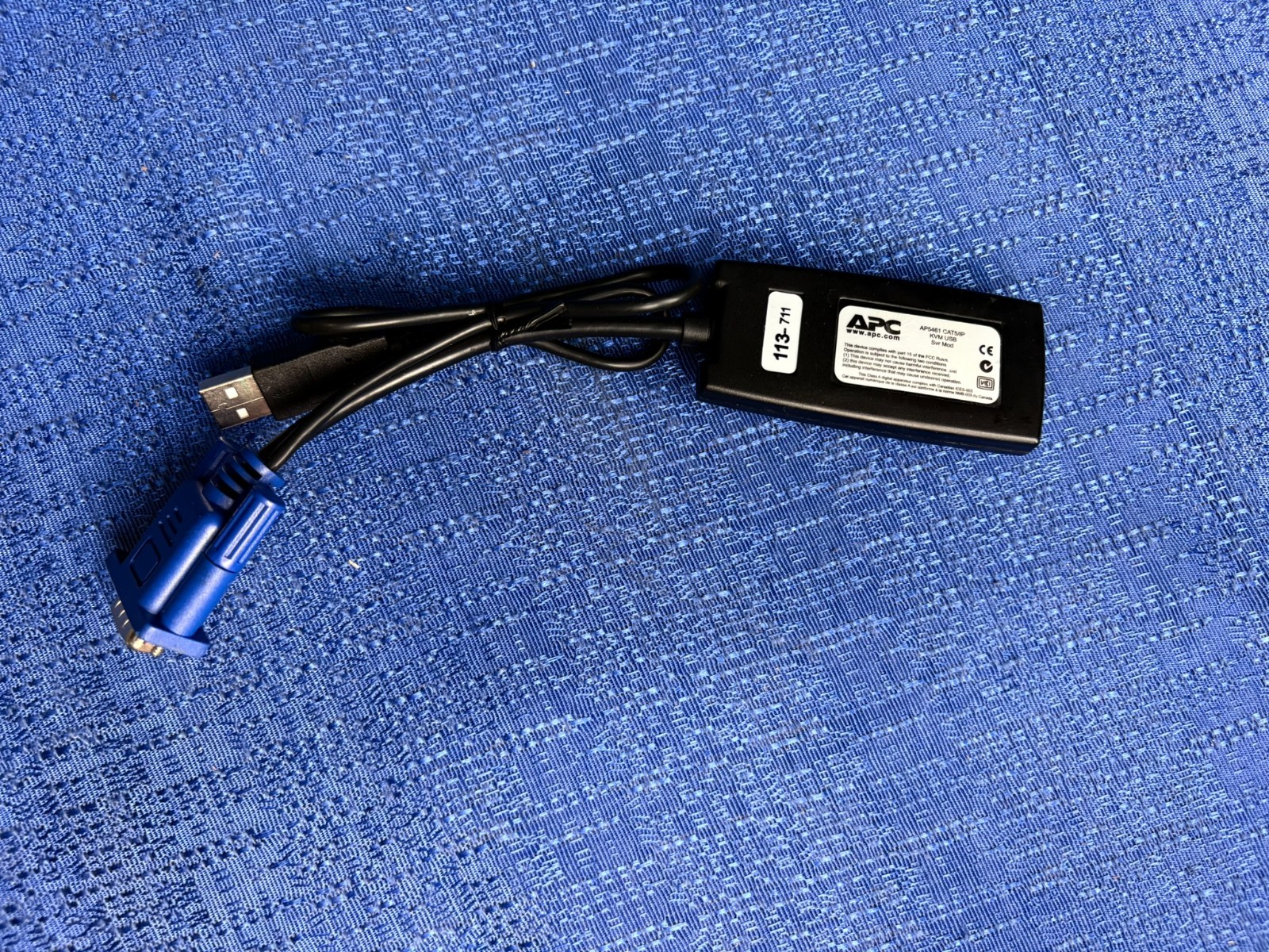 APC AP5461 USB CAT5/IP KVM Switch Server Module Cable Adapter CIM Module