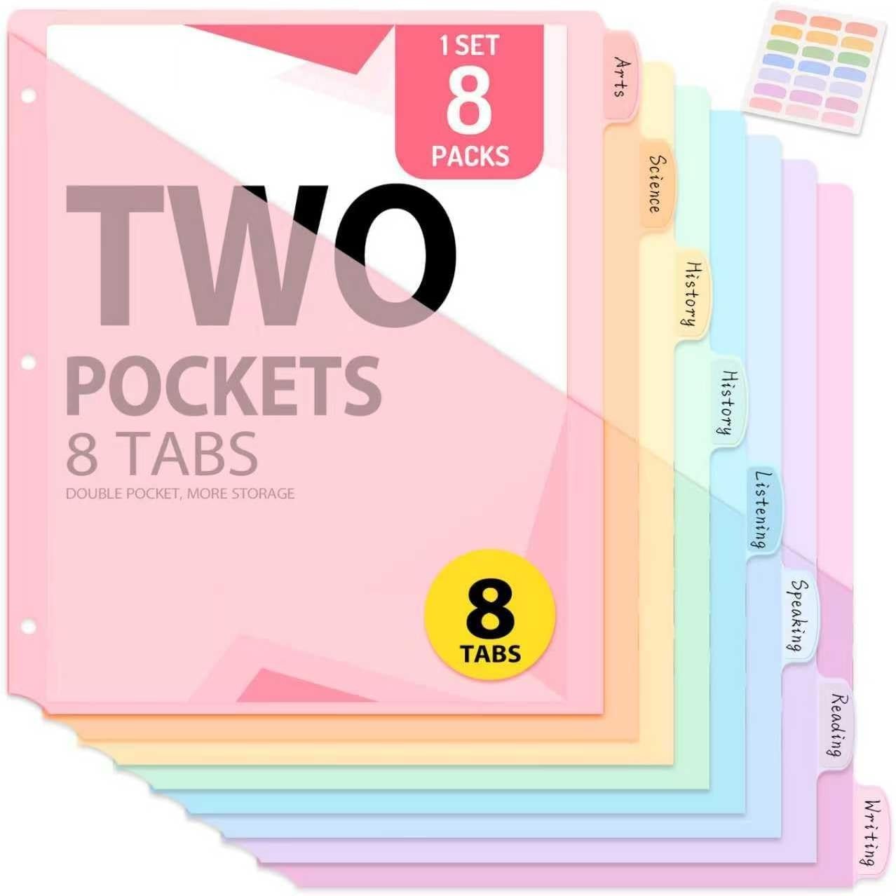 8 Count Dividers 6-in-1 High Power Handheld Mini Organizer with Dual Pockets