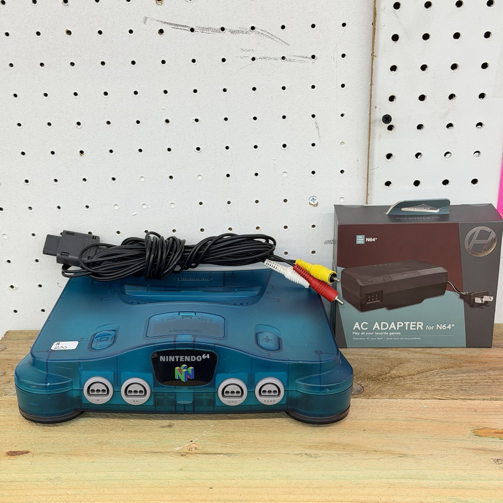 Nintendo 64 Funtastic Ice Blue Console No Controller Tested