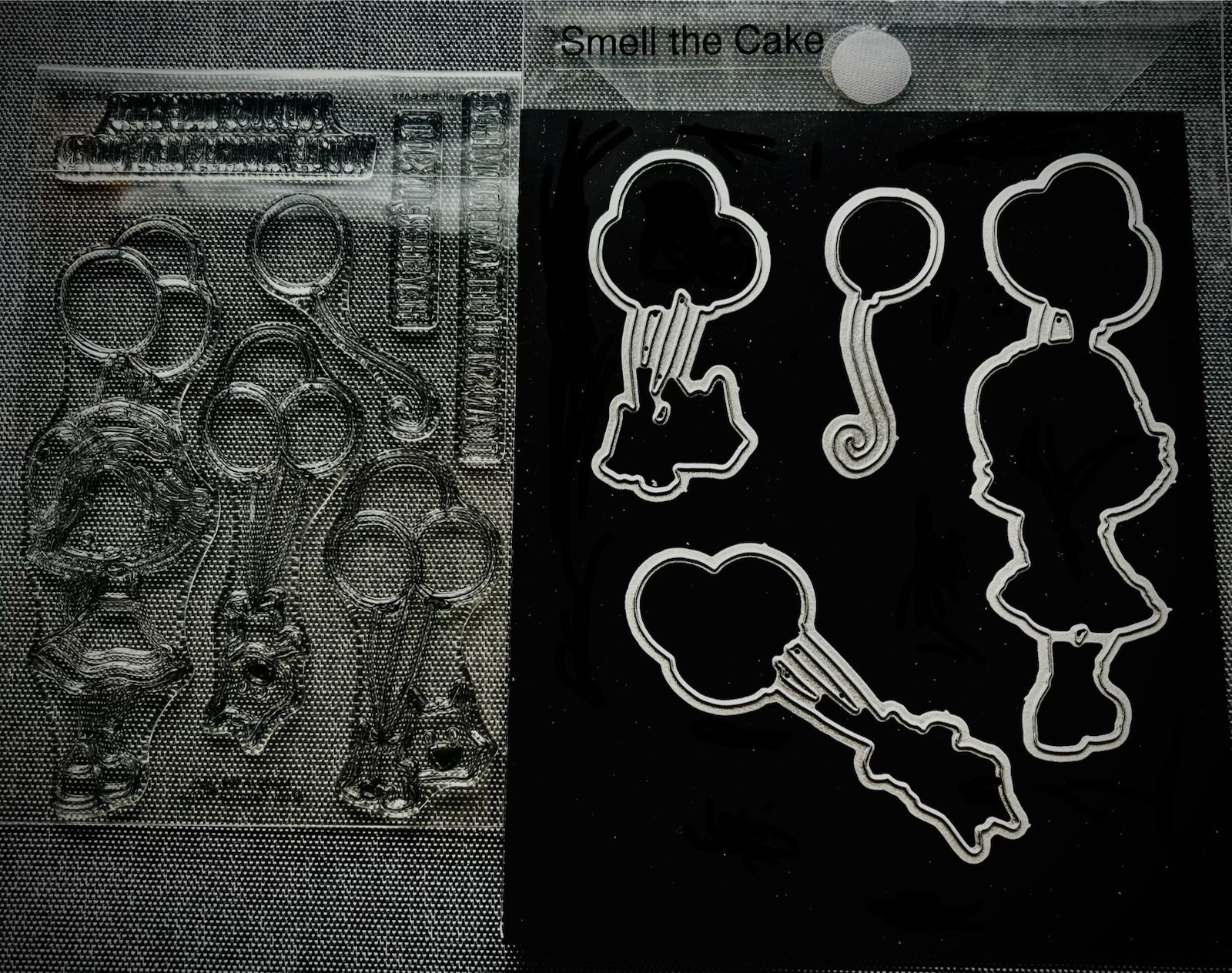 My Favorite Things ~ Smell The Cake Stamp Set W/ Coordinating Dies~Birthday!