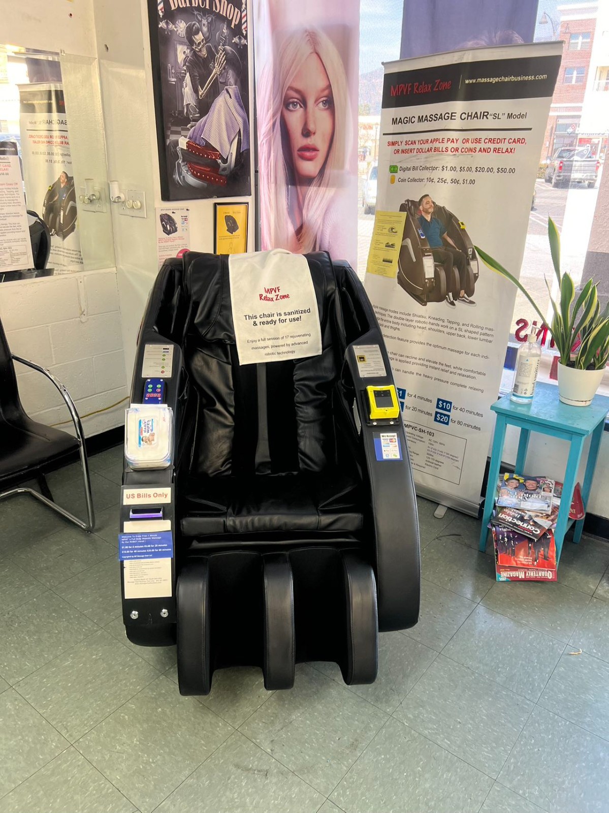 Vending Machine Route For Sale/ Vending Massage Chair Route For Sale