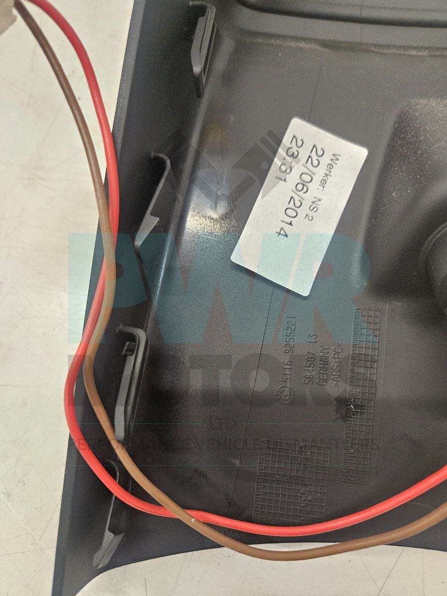 BMW X1 E84 Centre Console Rear 12V Socket Electrical Outlet Trim 9255221
