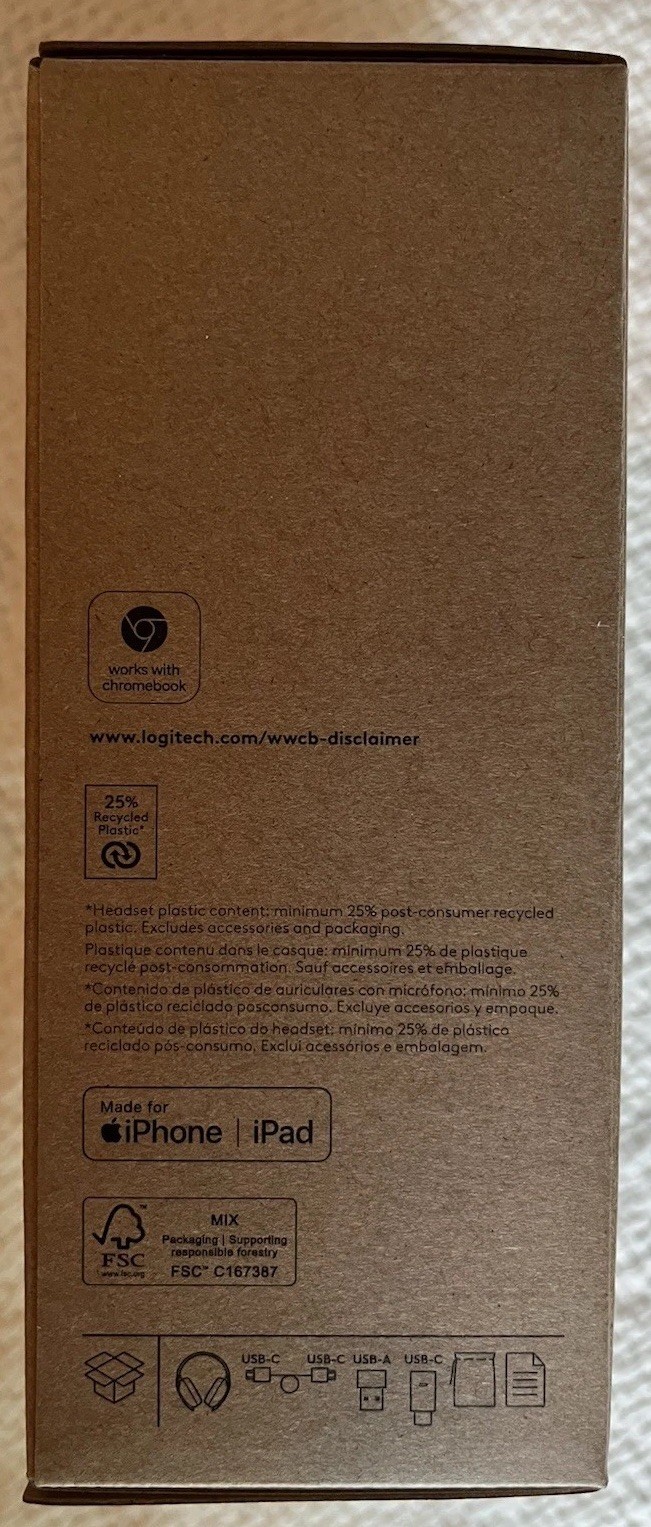 Logitech Zone Vibe Wireless Bluetooth Headset Noise Canceling Mic NEW Sealed Box