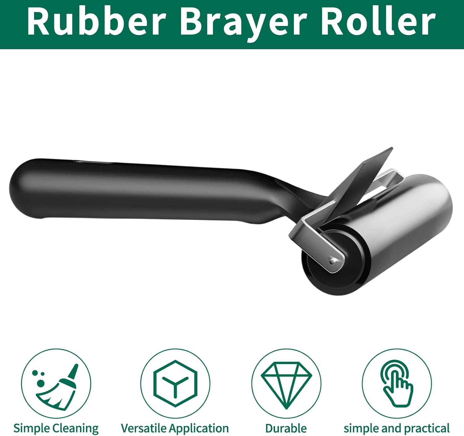 Soft Rubber Brayer Rollers for Crafting Brayer Rollers for Printmaking Brayer To