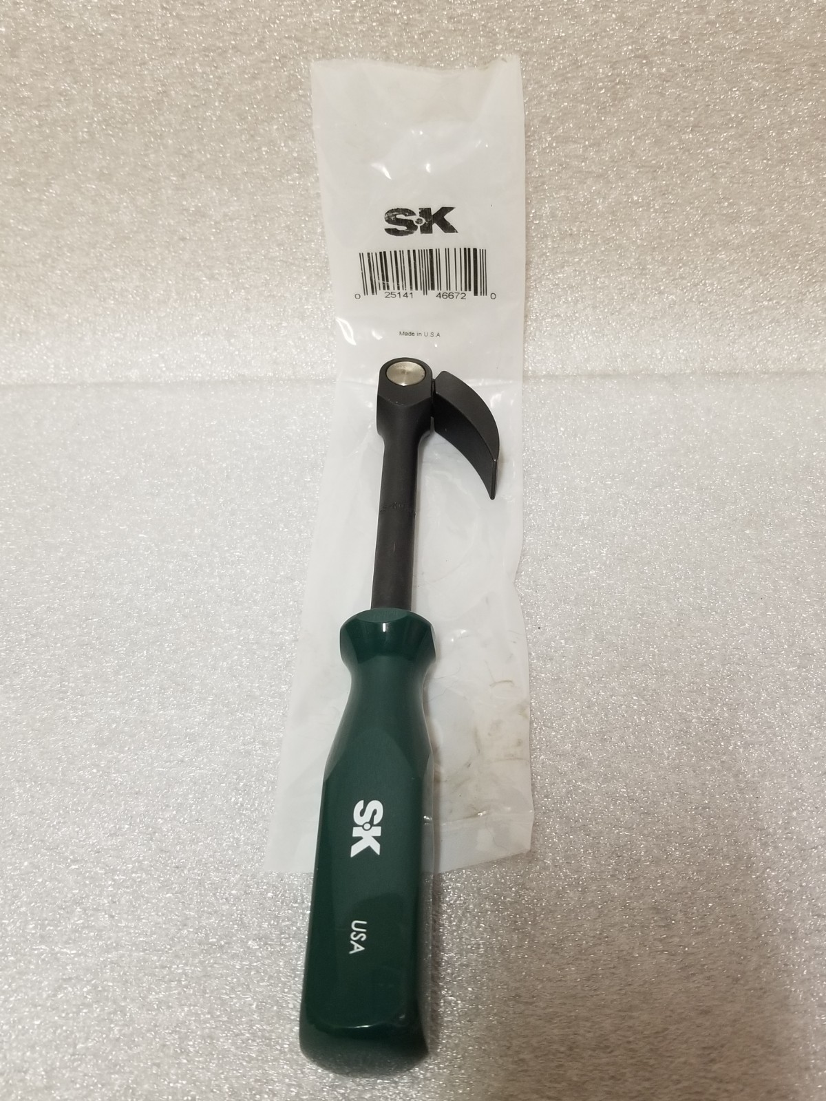 S-K Tools 6672 Indexing Pry Bar 12" SurGrip Handle Made in USA
