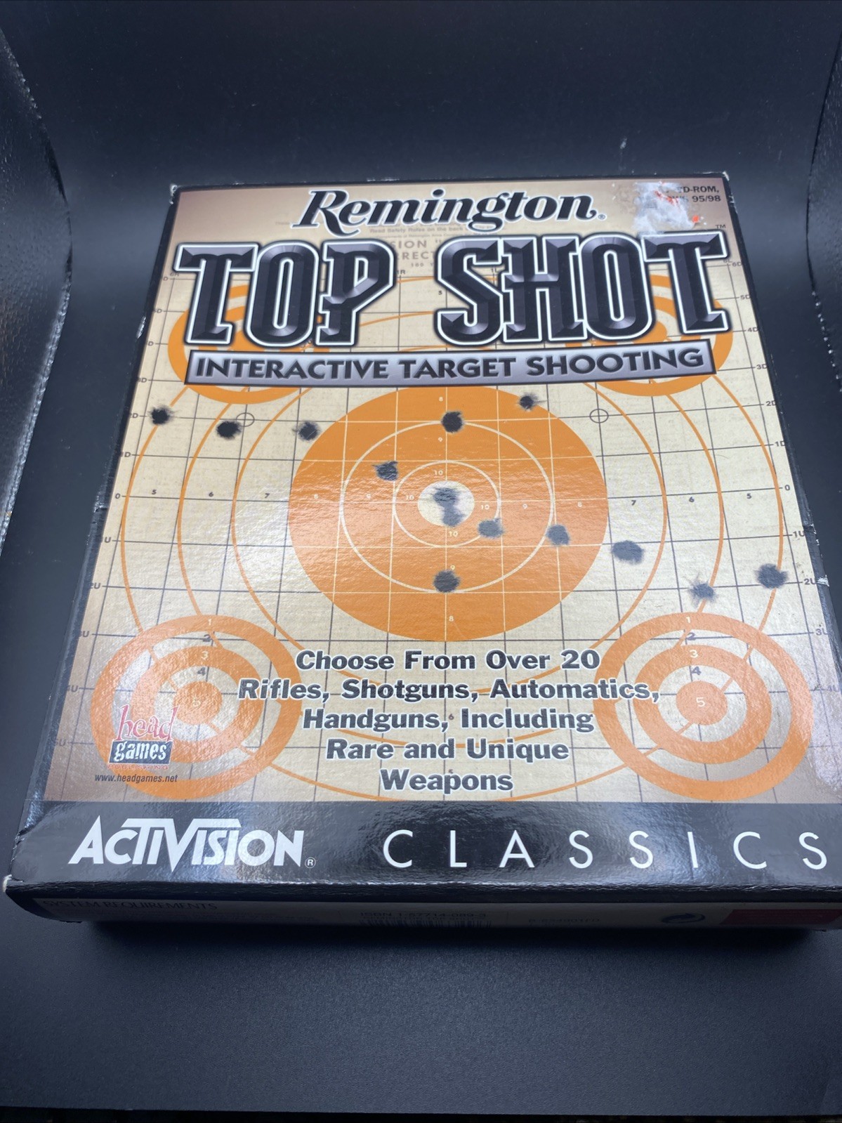 Remington Top Shot PC Big Box 1998 Activision Classics Complete CIB