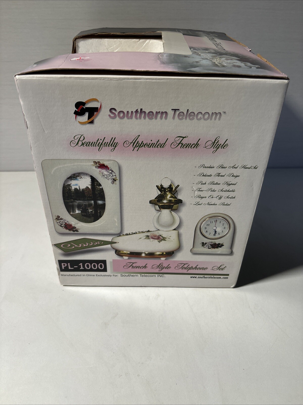 Porcelain 3 Pieces Desk Set New! Model PL 1000.