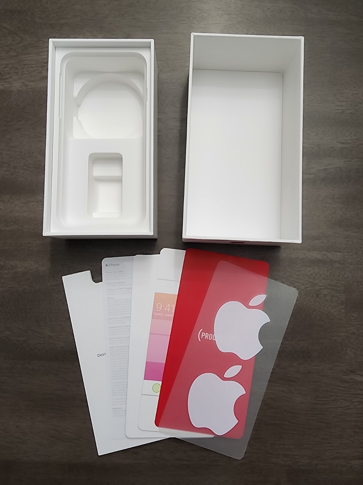 Replacement Box For iphone 8 Red 64GB iphone 8 Red (BOX ONLY NO PHONE)