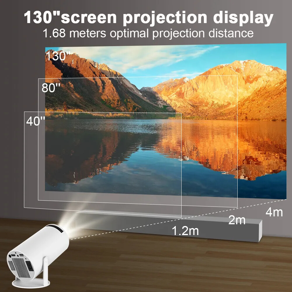 Proyector Para Moviles Celular Wifi Bluetooth Android Y Ios Iphone Portatil Mini