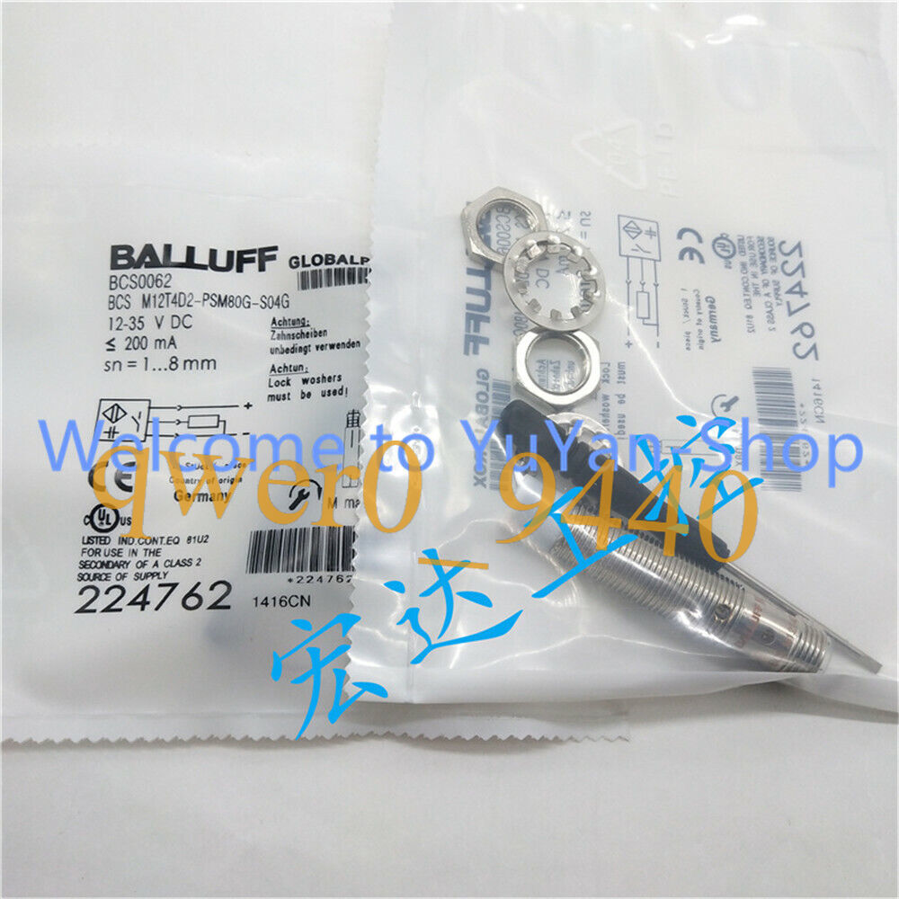 1PC New for BALLUFF BCS0062 BCS M12T4D2-PSM80G-S04G PROXIMITY SENSOR