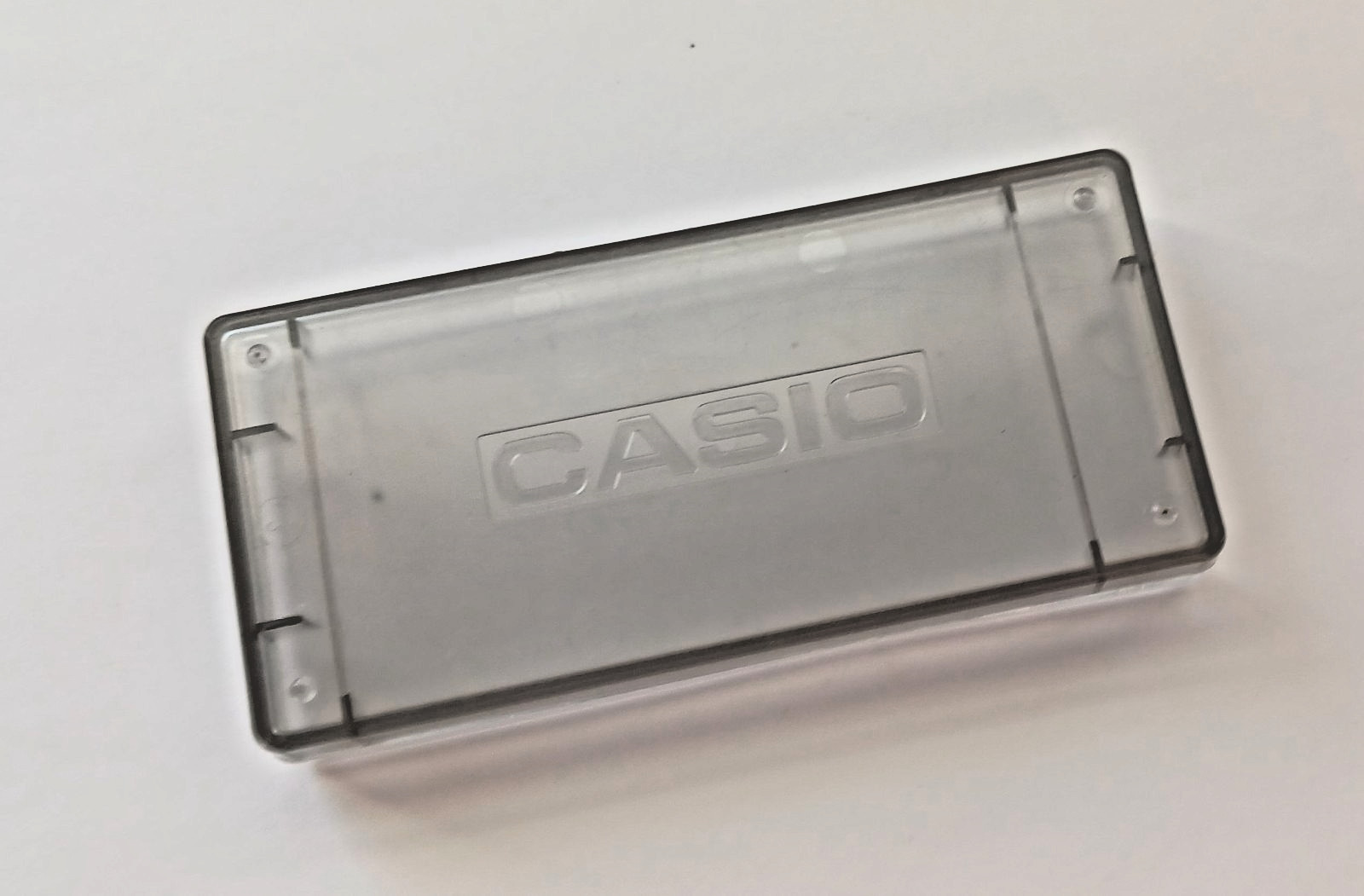 1 Casio ROM Pack Storage Jewel Case, with Minor Crack but Usable 1980's Vintage.