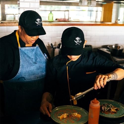 Snapback Flat Bill Fitted Hats for Men - Skateboard Accessories Chef Hat