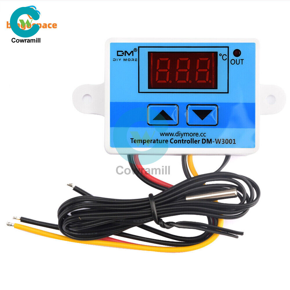 AC110-220V Digital Temperature Controller 10A Thermostat Control Switch Probe