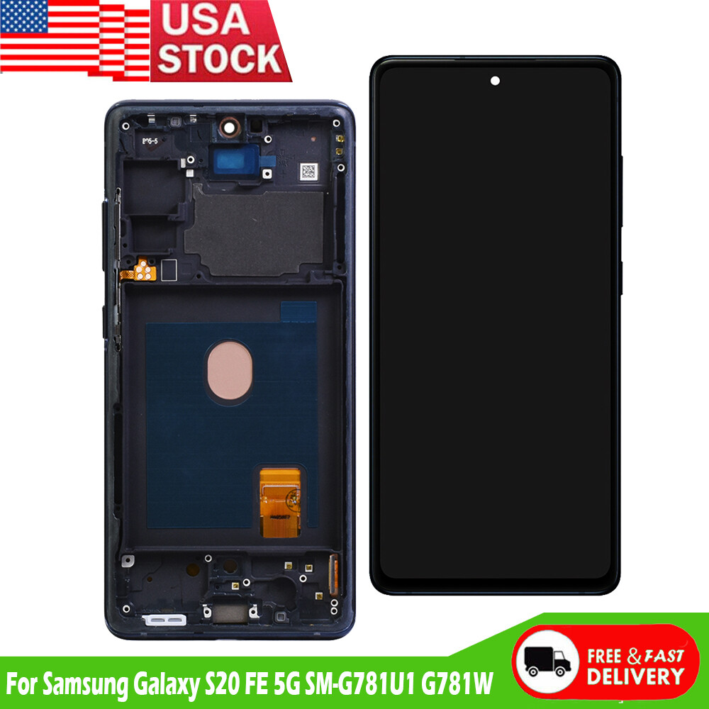 OLED Display Touch Screen Digitizer+Frame For Samsung Galaxy S20 FE 5G G781 G780