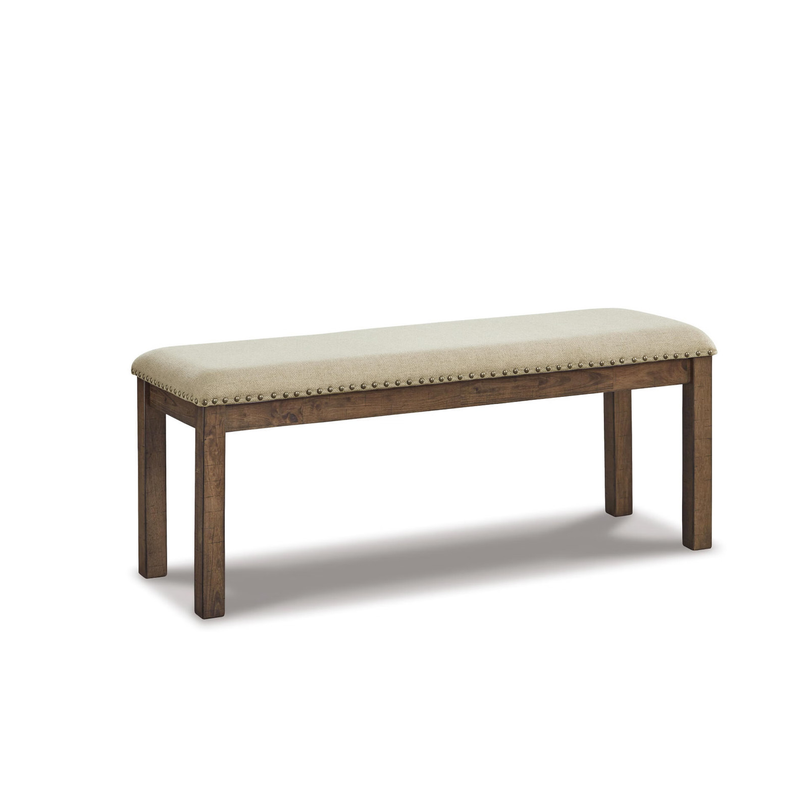 Signature Design by Ashley Casual Moriville Dining Bench  Beige