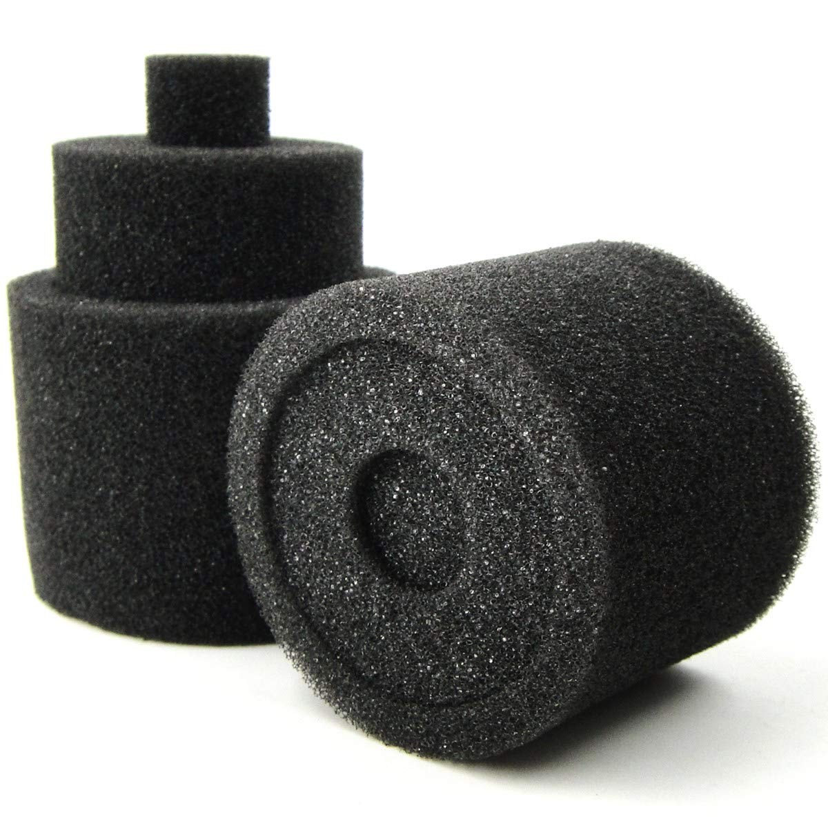 6pcs New 1/8 RC Nitro Engine Buggy Air Dust Filter External 1/8, Black