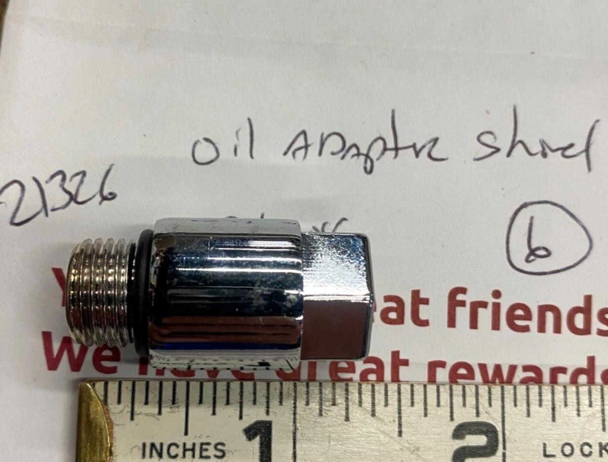 Oil Pressure guage Harley Shovehead Adapter FX FLH Electra Glide Wide Glide cho