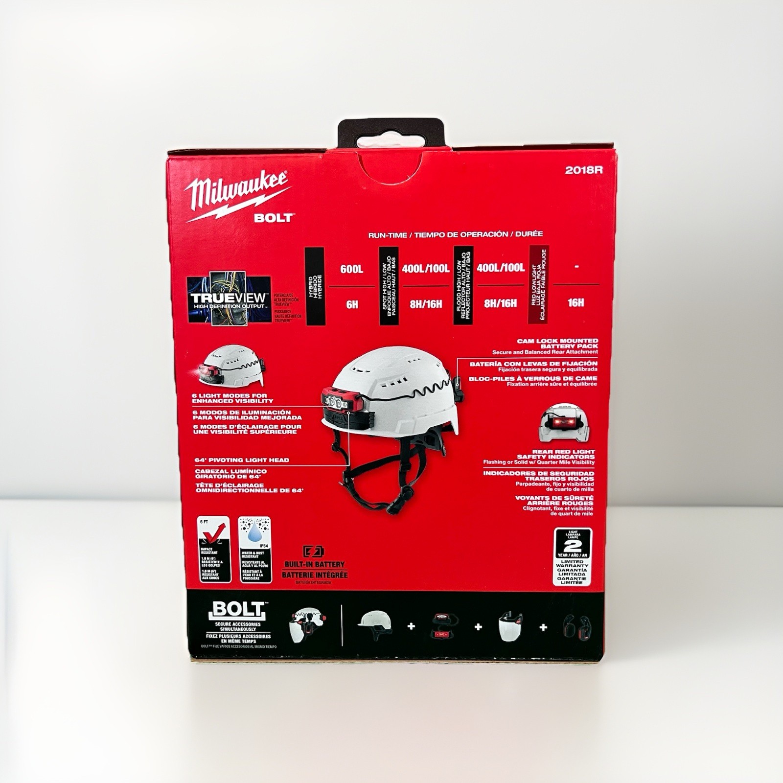 MILWAUKEE  BOLT Rechargeable Low-Profile Headlamp 2018R