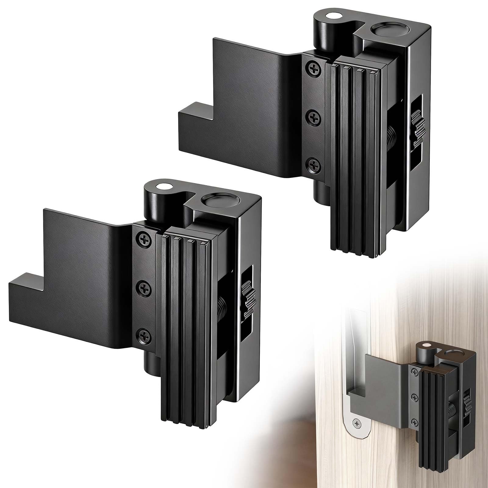 Portable Door Lock, Door Reinforcement Lock, Portable Door Lock for Travel - ...