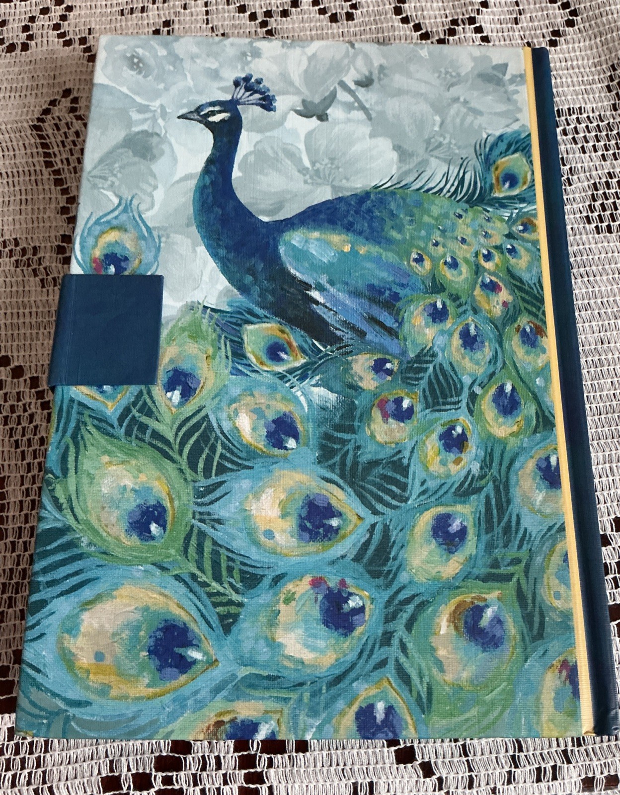 Punch Studio Emerald Peacock Brooch Journal 104 Line Sheets