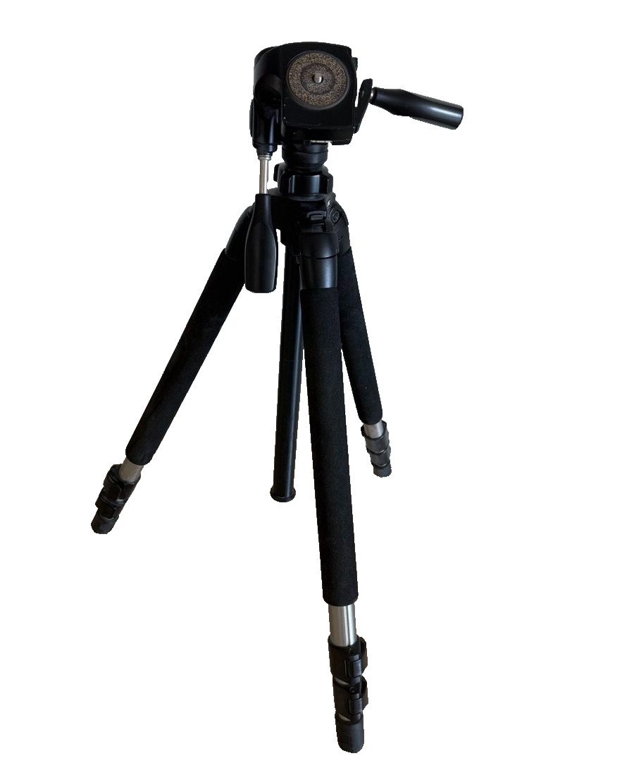 Slik PRO 700DX AMT 3-Section Tripod with Pan and Tilt Head, Black
