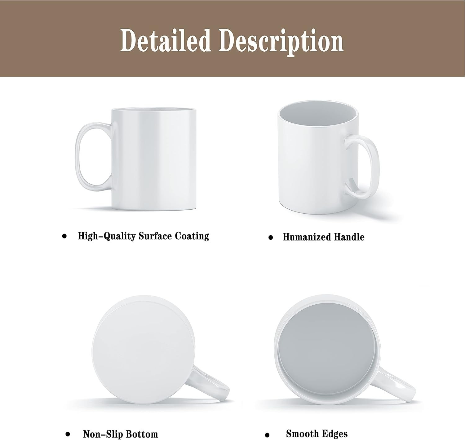 Sublimation Tazas Para Sublimacion 12 Pack