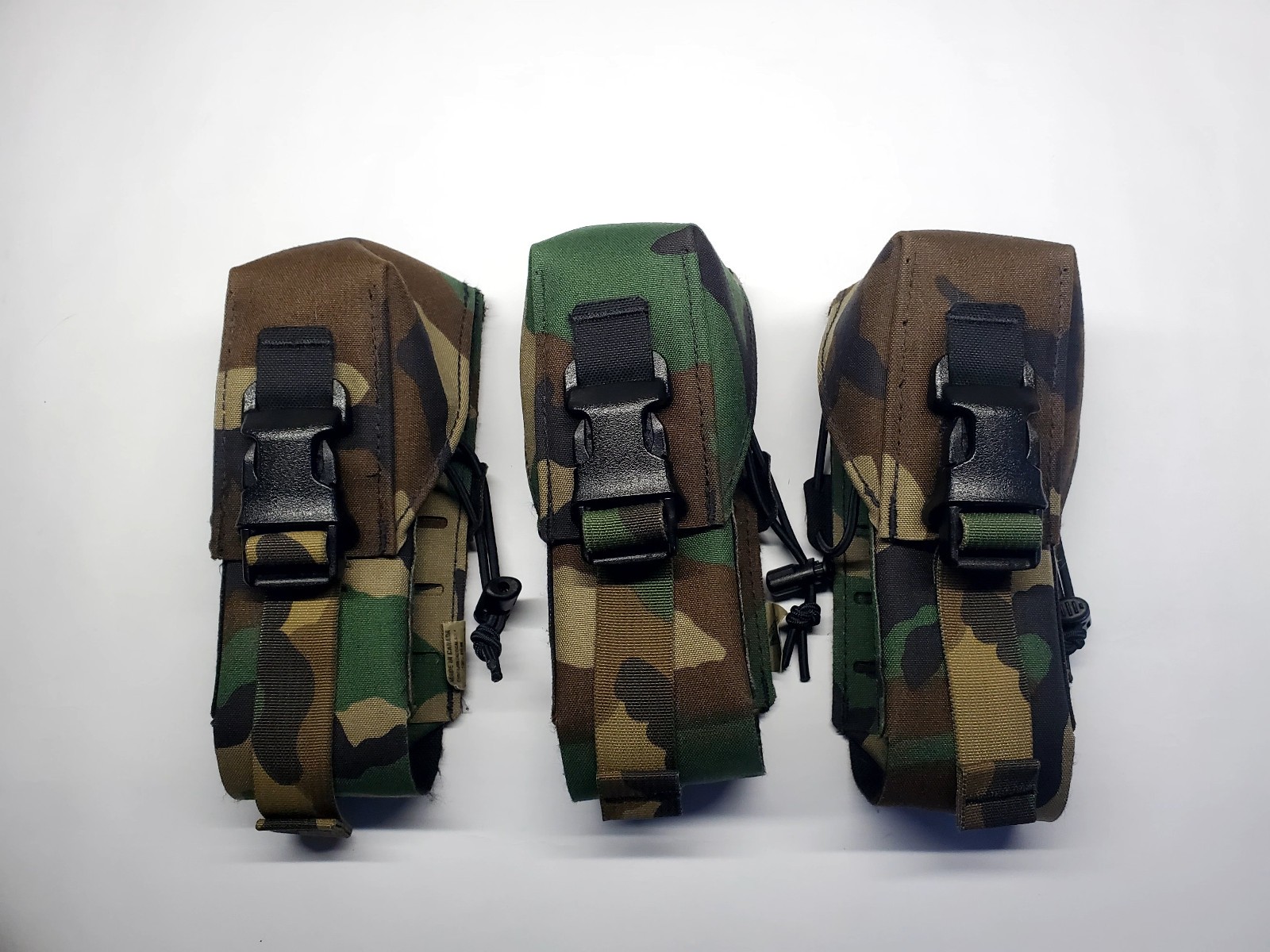 Carcajou Tactical 5.56 Reece 3x Mag Pouch - woodland camo