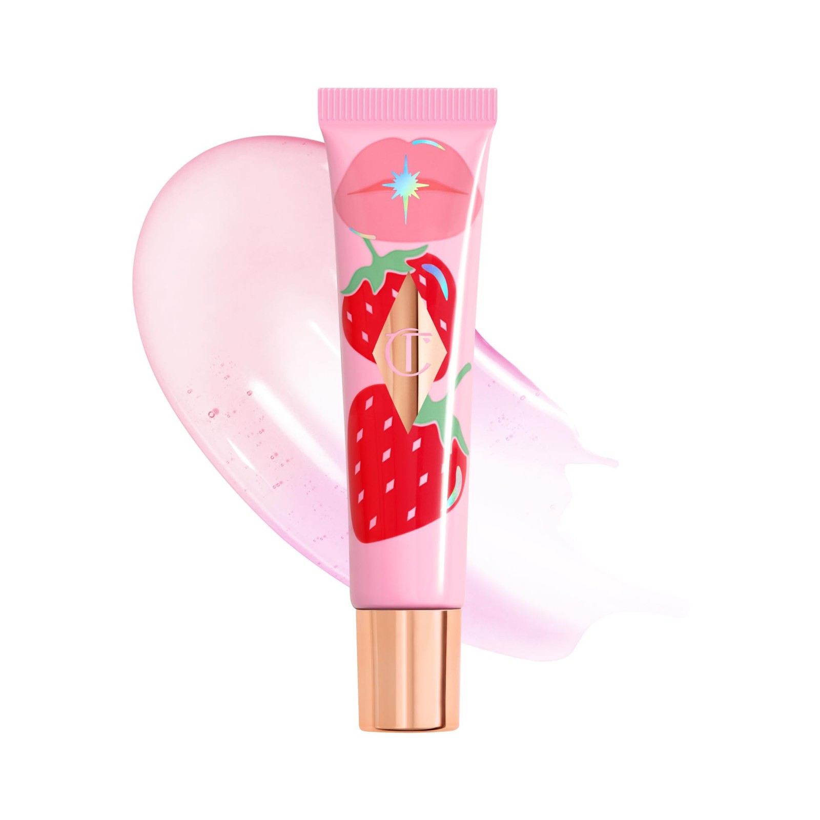 Charlotte Tilbury Healthy Glow Nectar Lip Oil - Sheer Tinted Lip Gloss Oil with