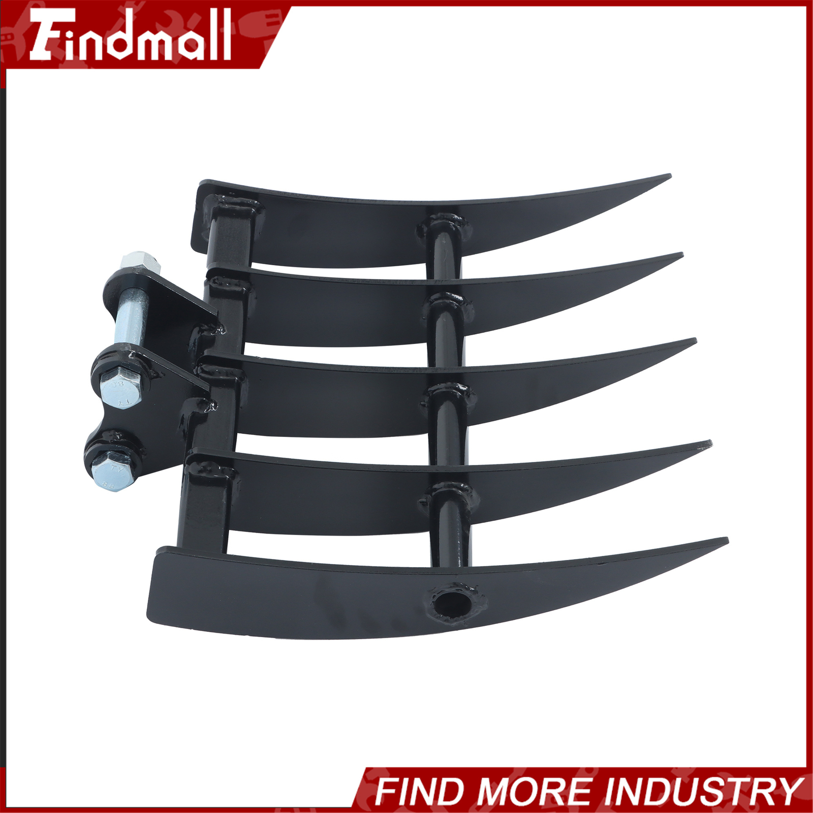 For One Ton to 1.5Ton Mini Excavator Small Digger Rake Attachments
