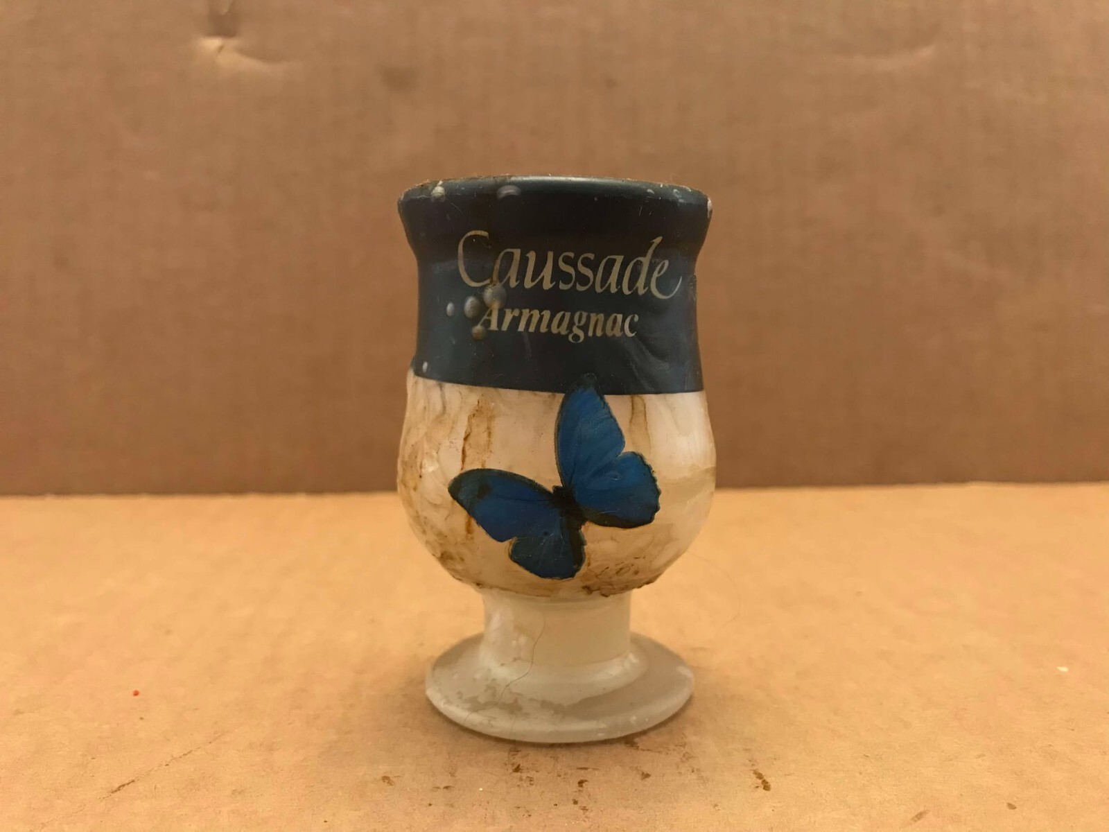 Vintage Caussade Armagnac Empty Mini