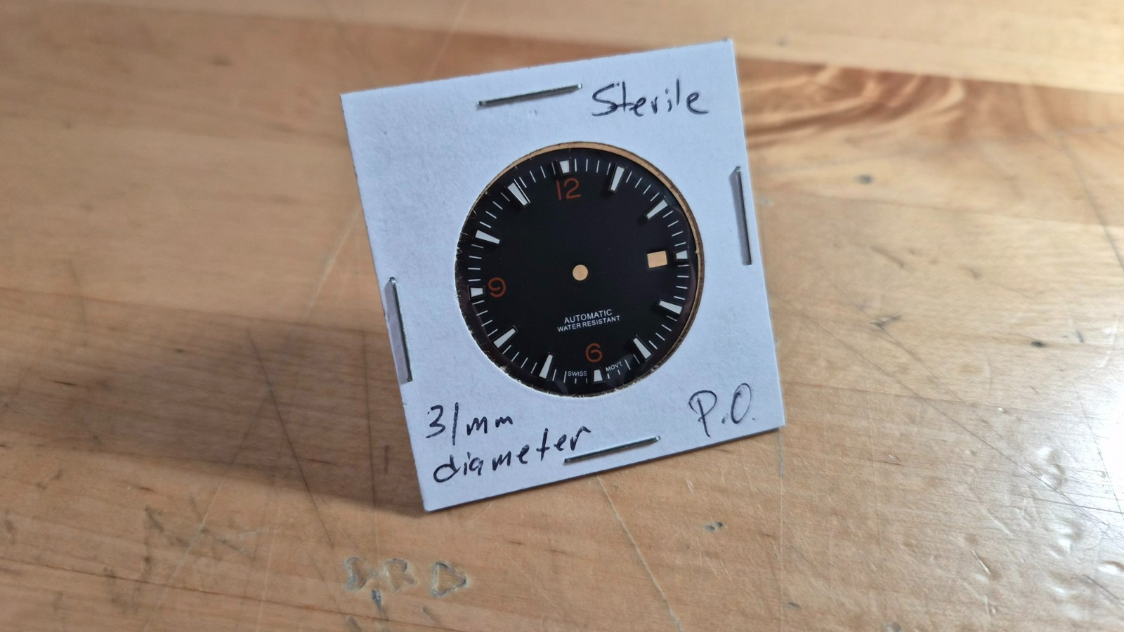 31mm sterile dial