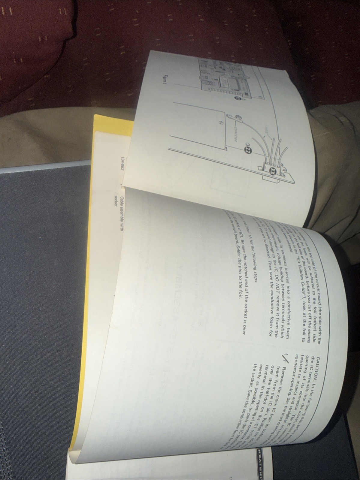 Heathkit Assembly Manual for GRA-2000-1 TV Clock Accessory Ok Condition Used