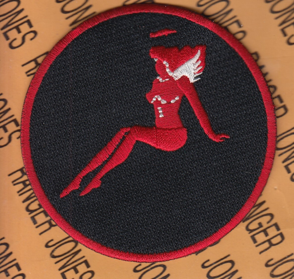 USAF Air Force 36th Fighter Squadron FS Lady Fiend ~3.75" patch c/e