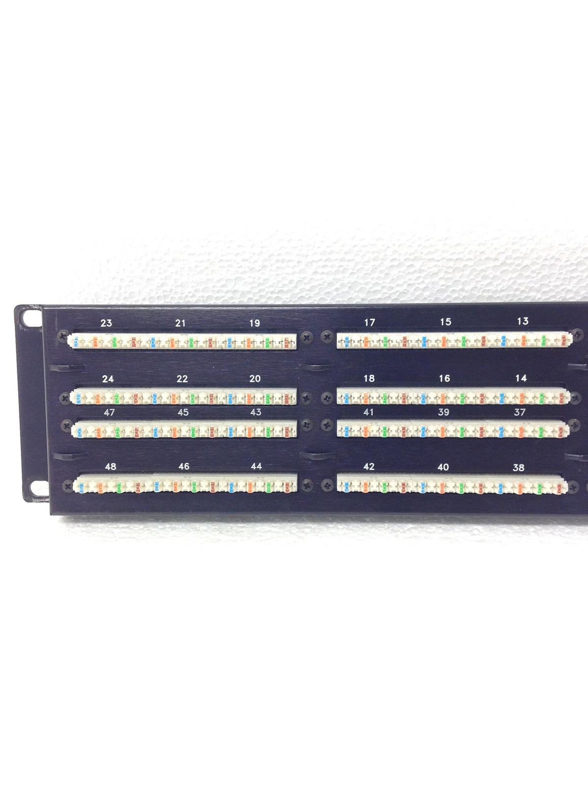 20x SIEMON High Density Cat 5e 48-port Patch Panel HD5-48T4 2RMS T568A WORKING