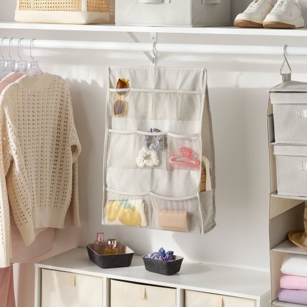 Hanging Fabric Organizer for Accessories