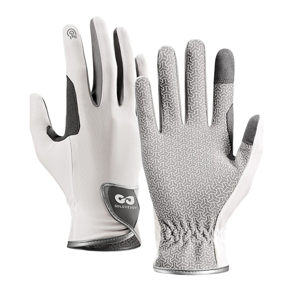 Equestrian Gloves with Enhanced Grip and Cool Ice Silk for Horseback Riding