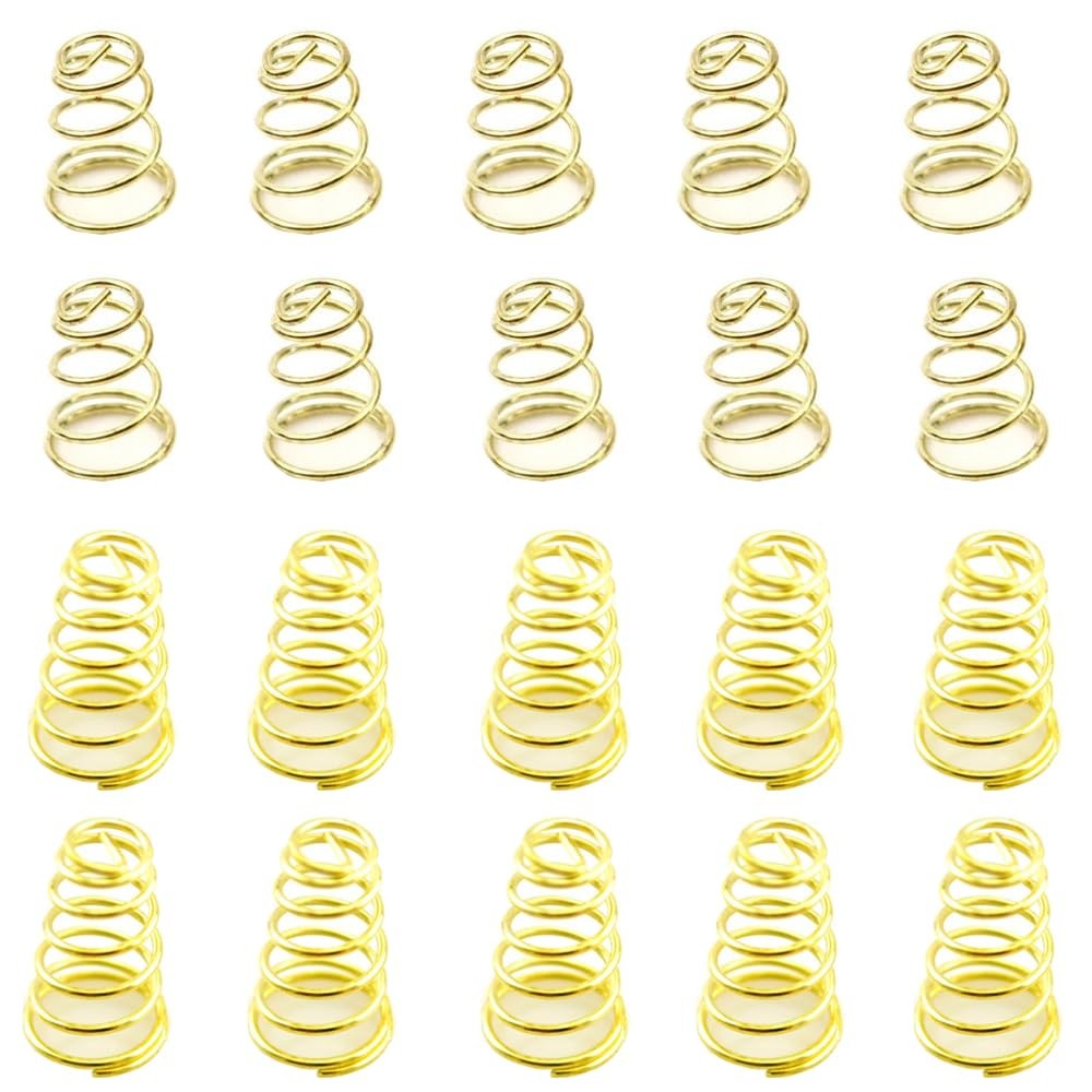 20 Pack Flashlight Switch Battery Spring Replacement LED Flashlights Battery ...