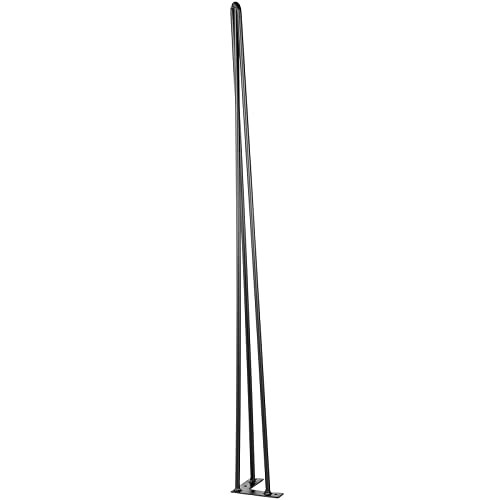 36 Inch Black Hairpin Table Legs Set of 4 Durable Steel for DIY Furniture Pro...