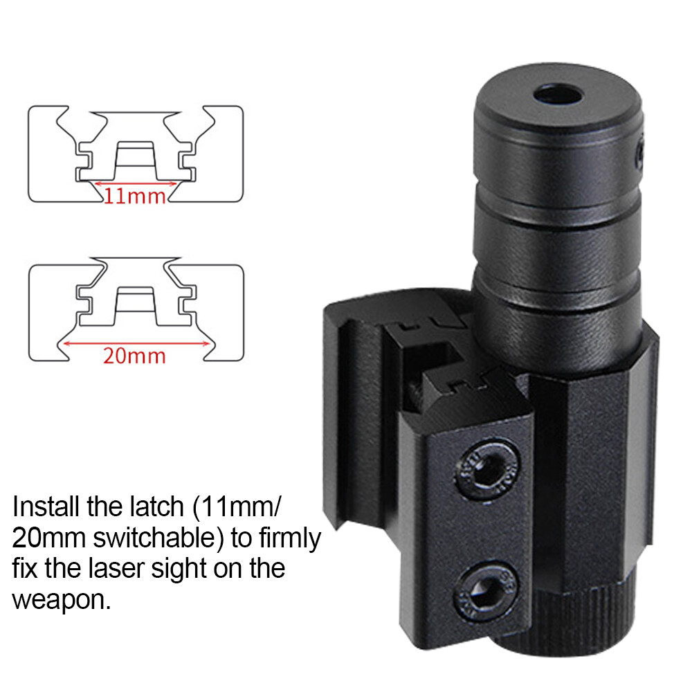 11/20mm Tactical Green Red Laser Beam Dot Sight Scope For Gun Rail Pistol Weaver