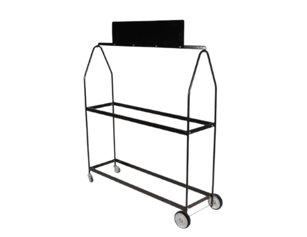 MARTINS MTD-72 72" TIRE DISPLAY ON CASTERS (16 TIRE CAPACITY)