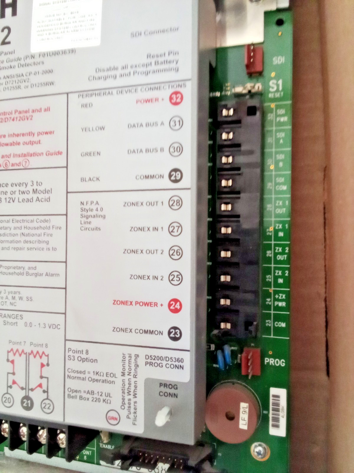 Bosch D9412GV2 Control Panel security Alarm System Board Fire/Burglar Panel