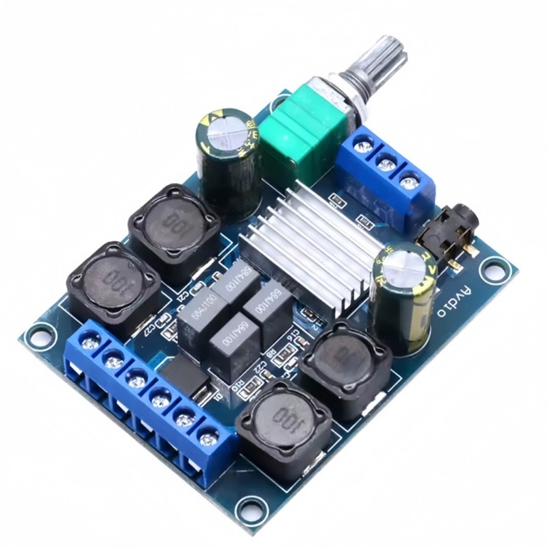 Advanced XY-502 2x50W Power Amplifier Module With Shortcircuits Protections